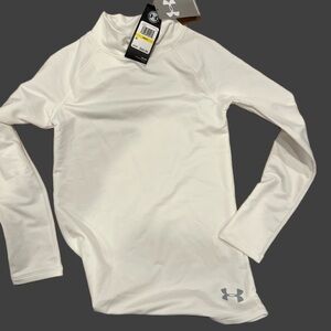 Under Armour Cream Long Sleeve Top